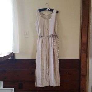 Sleeveless cotton dress